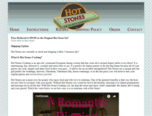 Tablet Screenshot of hotstones.com